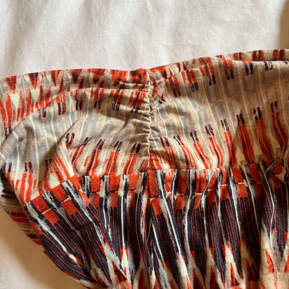 Cynthia Rowley Maxi Skirt Stretchy Summer Boho Fold Over Size Small - Picture 11 of 11